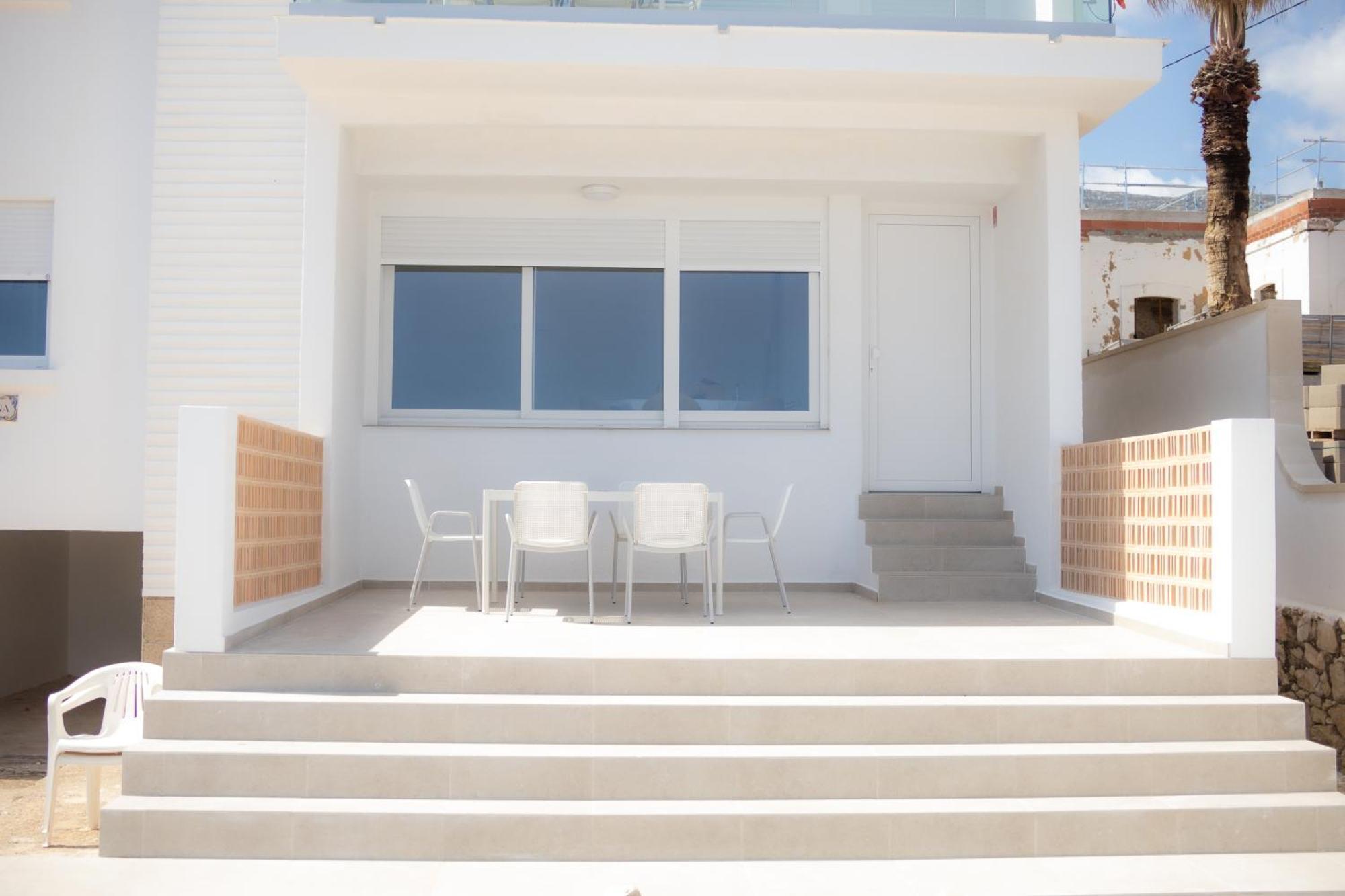Vistas Y Terraza Panoramica Frente Al Mar En Denia, Las Rotas Exterior foto