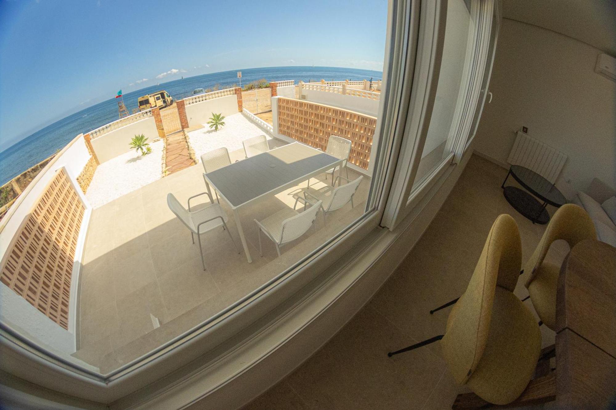 Vistas Y Terraza Panoramica Frente Al Mar En Denia, Las Rotas Exterior foto